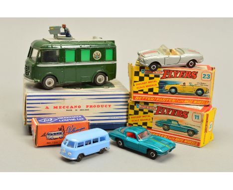 A BOXED DINKY SUPERTOYS KARRIER B.B.C. T.V. ROVING EYE VEHICLE, No.968, lightly playworn condition with minor paint loss and 