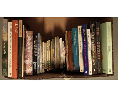 A selection of hardback and other books, primarily relating to history, art, and collecting, titles including: The Medieval W