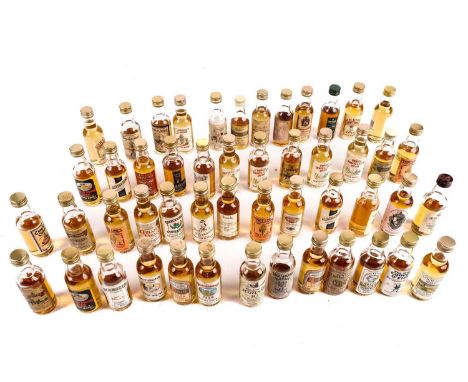A selection of whisky miniatures, including; Harrods Blended Scotch Whisky, 5 year old, Director’s Choice Blended Scotch Whis