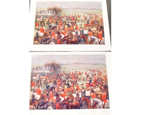 VANITY FAIR - DOUBLEPRINTS'kirby Gate' Nov 28th 1901, 40x54cm (Two Copies), 'The Winning Post' Dec 8th 1888, 40x56cm (three c