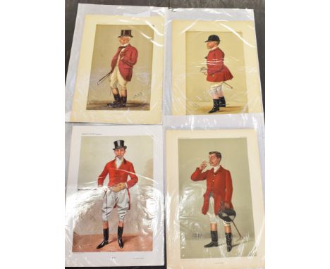 VANITY FAIR - FOXHUNTERS'Cattistock' March 30th 1899, 40x27cm, 'Serlby' Jan 5th 1899, 40x26.5cm, 'Workshop Manor' (Sir John R