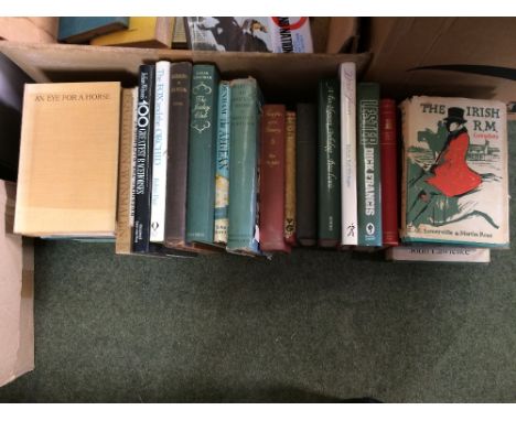 Quantity of books of mainly hunting & racing interest (please remember to check condition of lots before  bidding at auction 