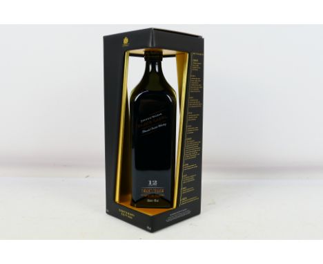 Johnnie Walker Black Label Centenary Edition 12 Year Old Scotch Whisky, limited edition 1909-2009, 700ml and 40% abv, contain