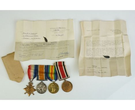 A British World War One Full Size Medal Trio To Include The Great War Of Civilisation Victory Medal, The 1914-1918 British Wa