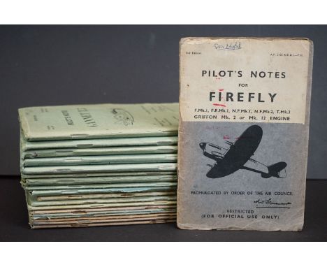 A Collection Of Twenty British Air Ministry / Royal Air Force Pilots And Flight Engineers Notes To Include Venture MK.1 &amp;