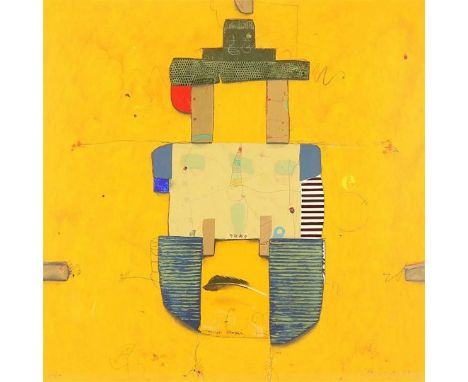 Cole Morgan (1950-)Uit de Compass Series - East, gedateerd '97 en gesigneerd r.o., zeefdruk 60/150, 73 x 73 cm.
