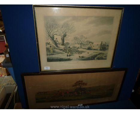 A hunting print and a shooting print