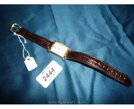 A Tiffany & Co. 14ct gold gent's vintage watch  