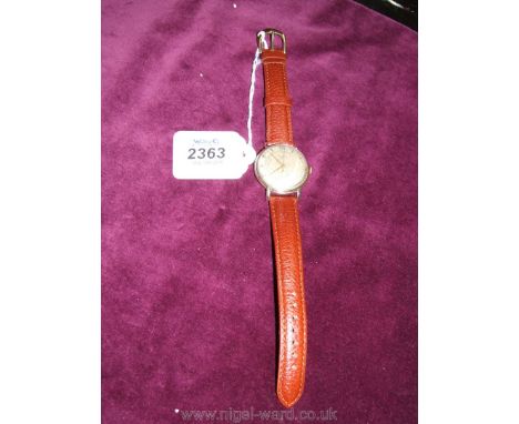 A 1960's automatic 9ct gold Rotary Men's Watch, hall marked inside