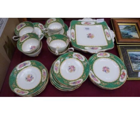 A Paragon part tea service of 25 pieces