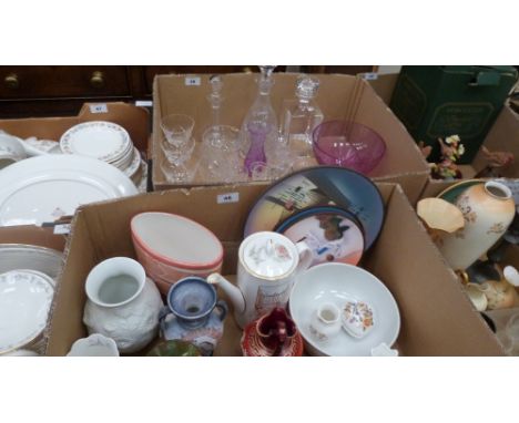 China and glass to include Caithness, Aynsley, Worcester etc.
