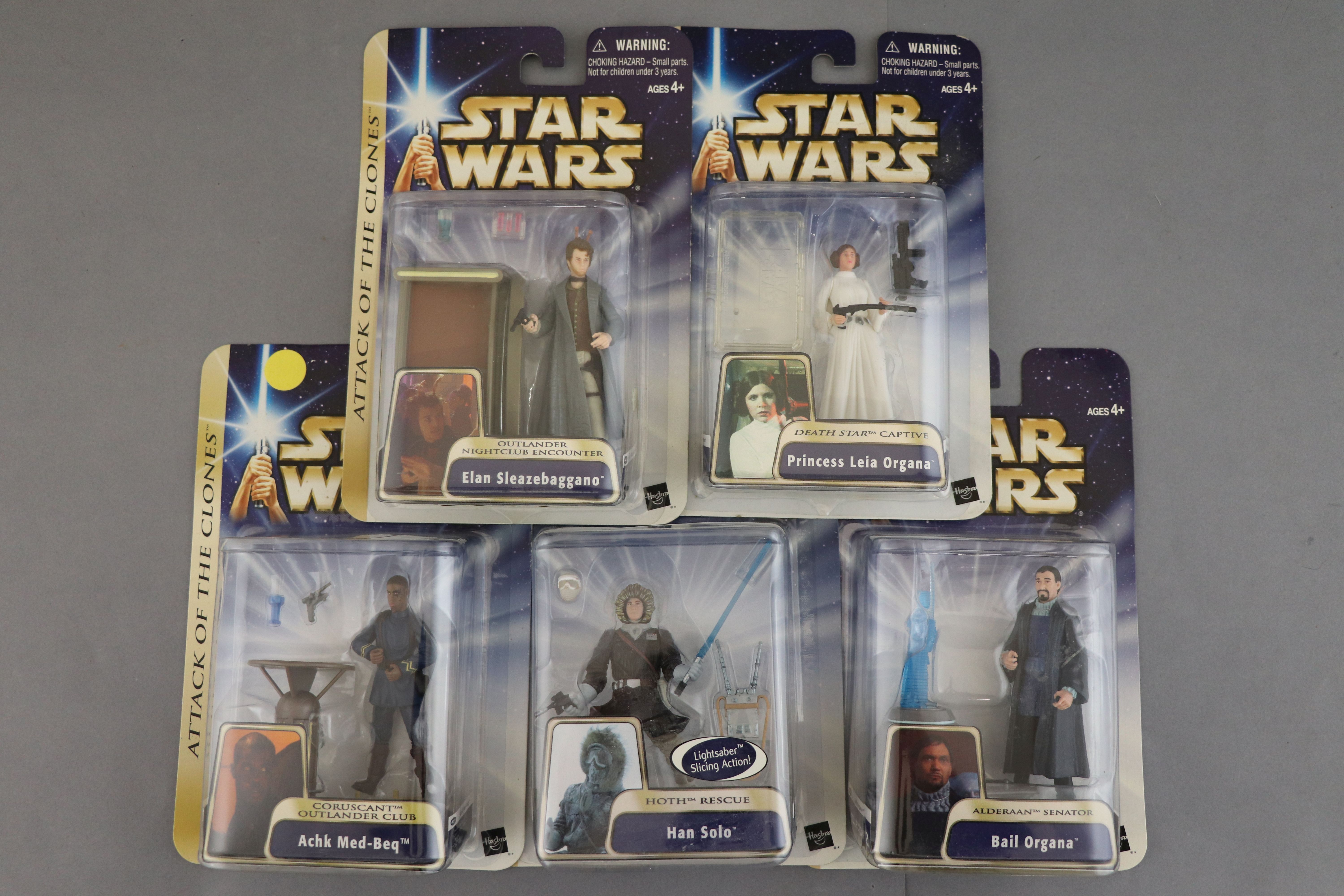 Star Wars - Collection of 24 carded and unopened Hasbro Star Wars ...