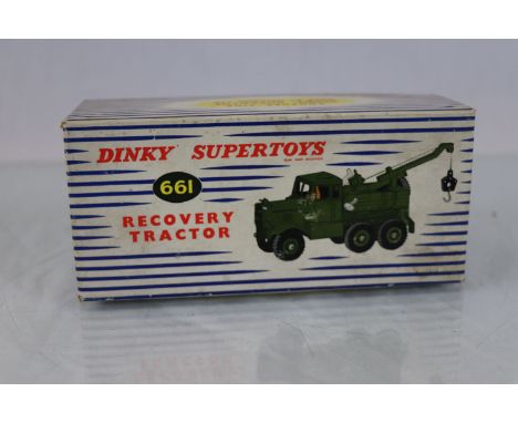 Dinky Supertoys 661 Recovery Tractor in excellent condition, box gd