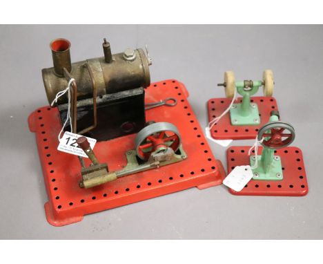 Mamod Stationary Steam Engine plus 2 x other Mamods