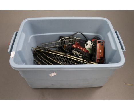 Small quantity Hornby OO gauge model railway to include LMS 16031 engine, wagons etc