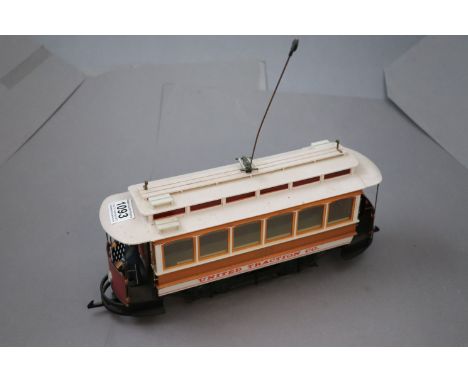 Model Railway Bachman O gauge United Traction Co engine tram (never been run)