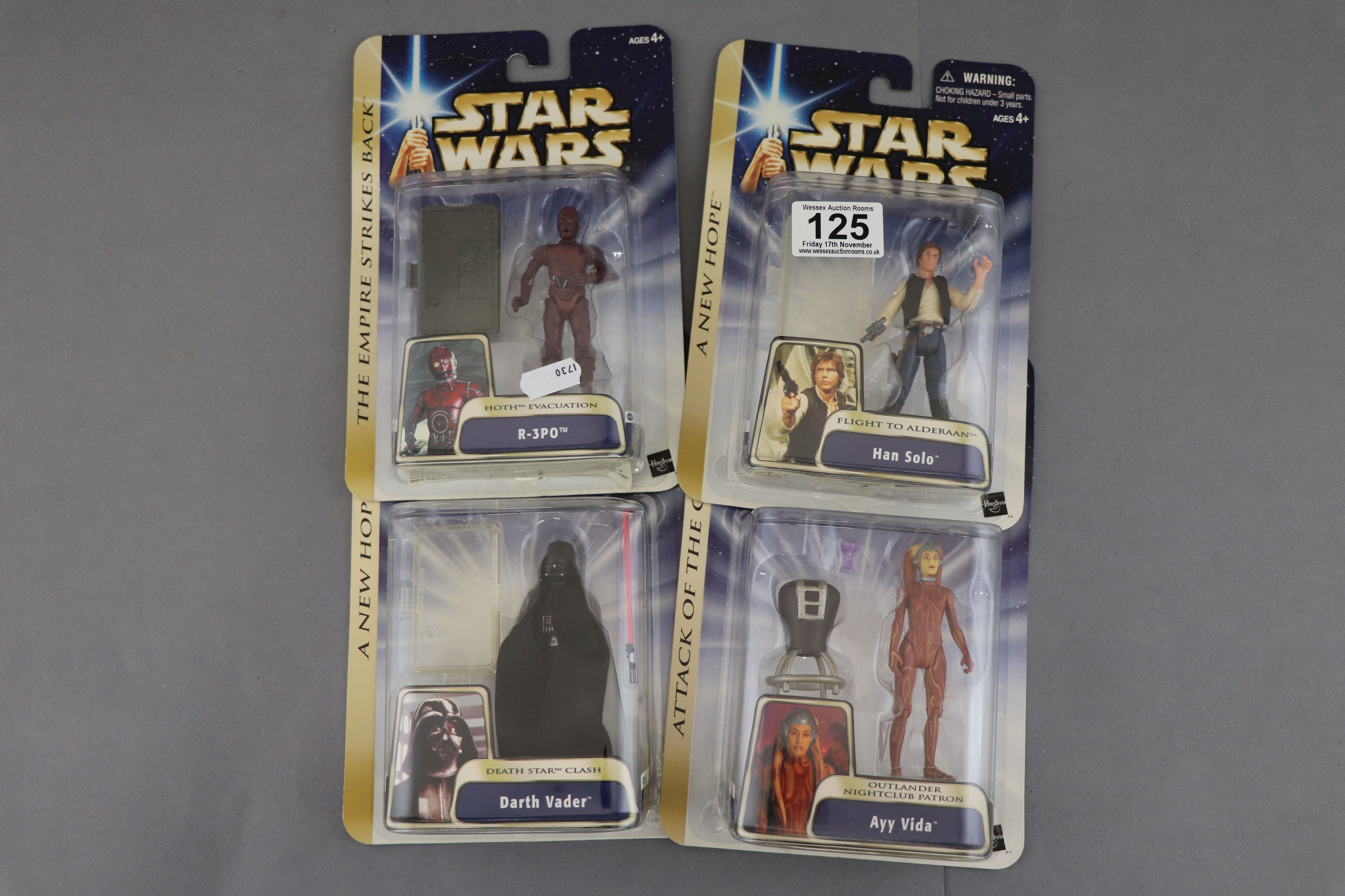 Star Wars Collection of 24 carded and unopened Hasbro Star Wars