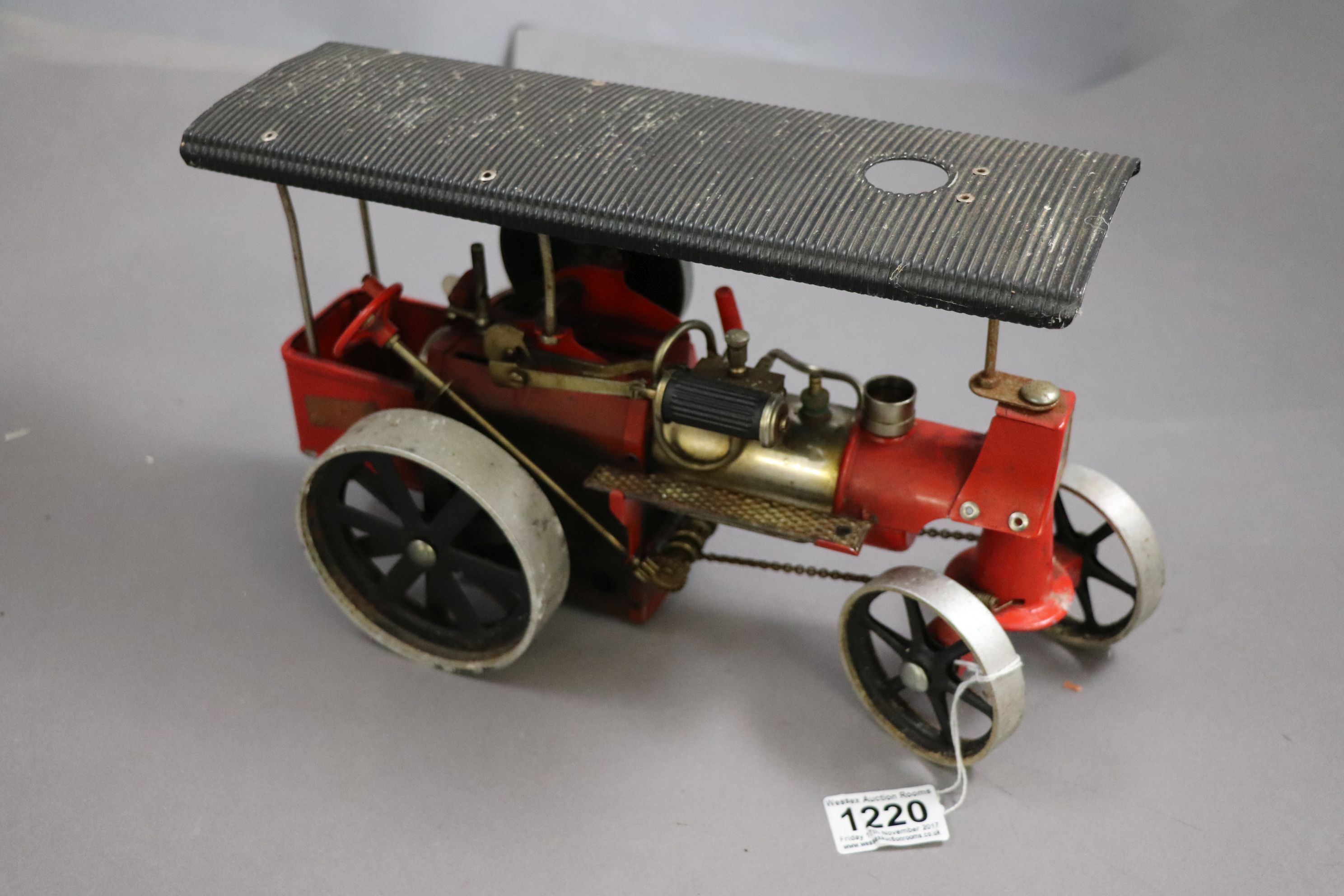 Mamod Old Smokey steam engine showing to have been used but good overall