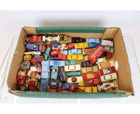 Collection of 55 (approx.) Corgi diecast model vehicles, mainly road vehicles with some Commercials, condition is good overal