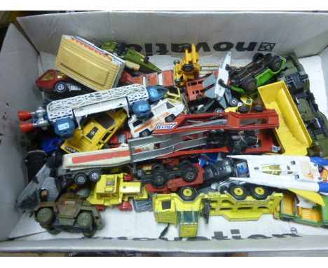 Collection of 1970's - 1980's die-cast model vehicles featuring Corgi, Dinky, Crescent etc