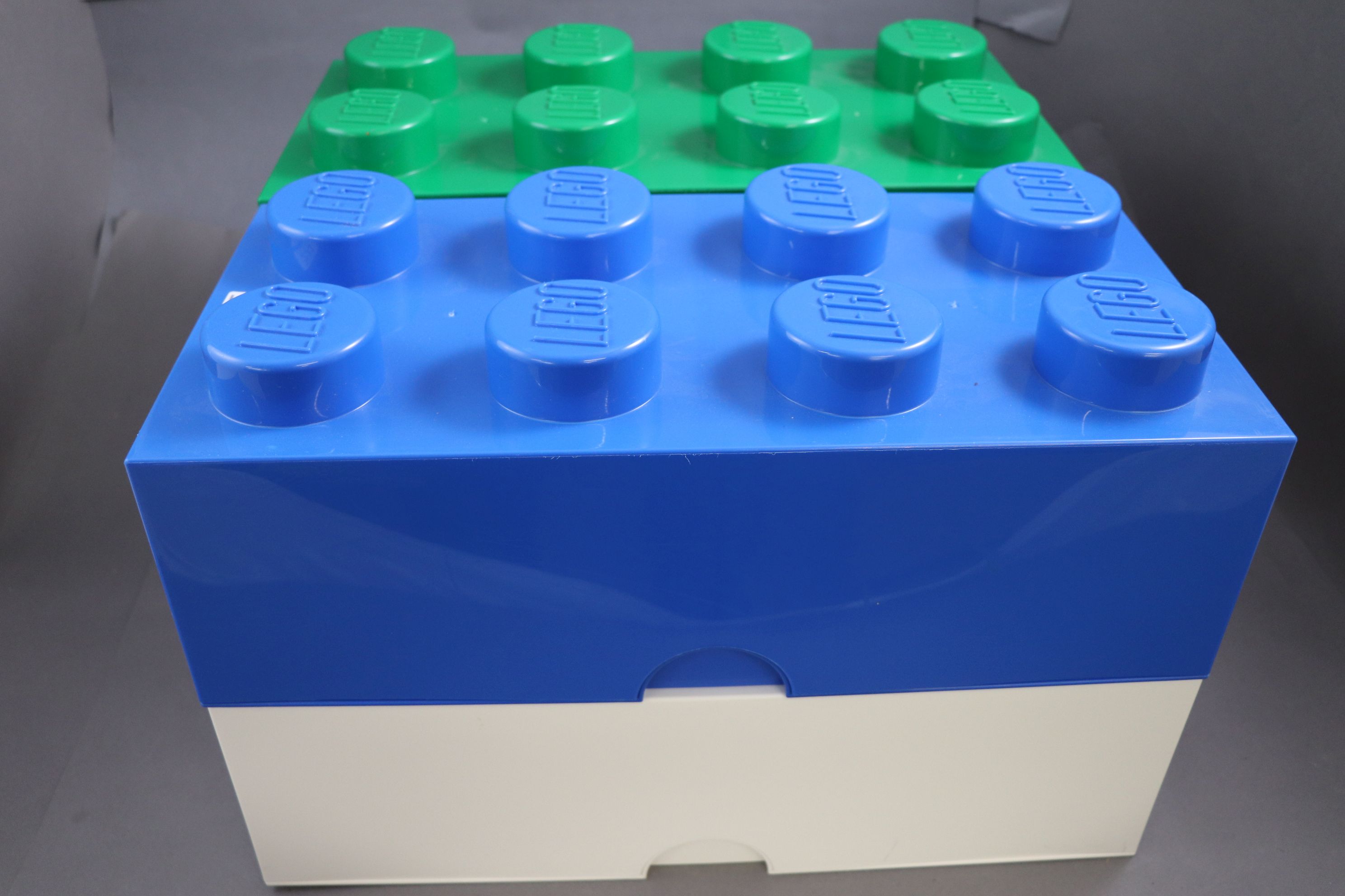 Large collection of Lego bricks and accessories contained in 4 x