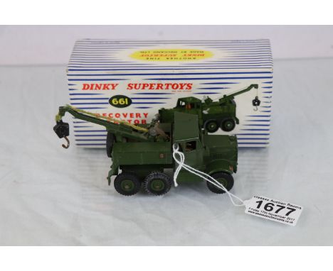Boxed Dinky Supertoys 661 Recovery Tractor in vg condition, gd box