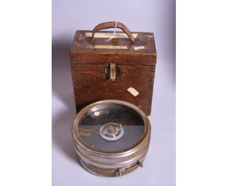 A CASED RACING PIGEON CLOCK, the glass with opaque 'Toulet Imperator fitted with McMillan Improv Pat', oak case with label Th