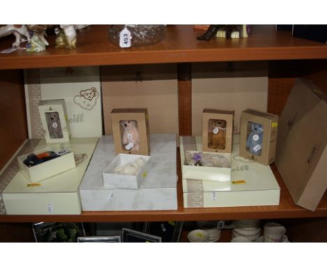 SEVEN BOXED STEIFF COLLECTORS CLUB BEARS, 2002 to 2008 (7)