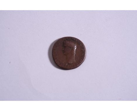 ROMAN COIN, Caligula AD 37-41 AE Sestertius Rome Mint 37-38 Laureate Head facing left, approximate weight 24.78g, Reverse, Ag