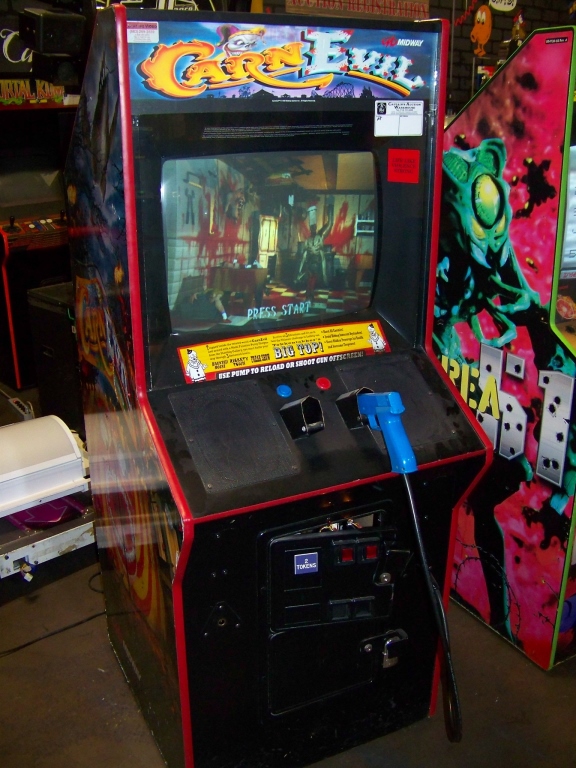 CARNEVIL SHOOTER ARCADE GAME CABINET Item is in used condition ...