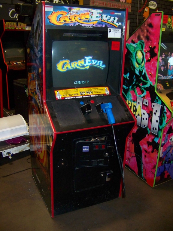 CARNEVIL SHOOTER ARCADE GAME Item is in used condition