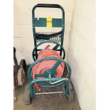 Lot - Portable Garden Hose Reel, Utilitech Pro 18 in. Box Fan and Heater