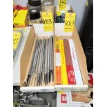 Lot - Lennox and Starrett Reciprocating Saw Blades and Files in (2) Boxes with Bandsaw Blades