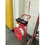 Banding Cart with Strapping, Tensioner and Clips