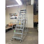 Cotterman 450-lb. Capacity 10-Step Rolling Stair