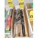 Lot - Large Tapered Shank Drills in (1) Box