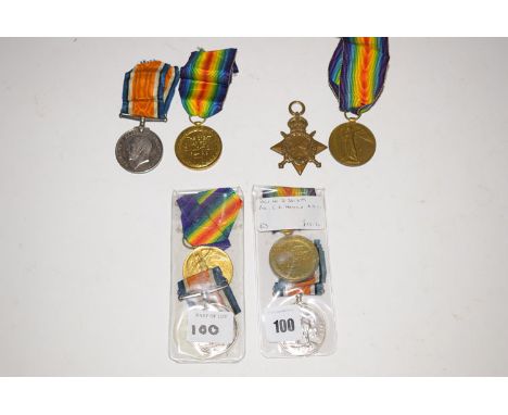 WWI Medals: a pair to include Victory Medal and War Medal awarded to: F.361679 Private C.E. Howard Ary Service Corps; a pair,