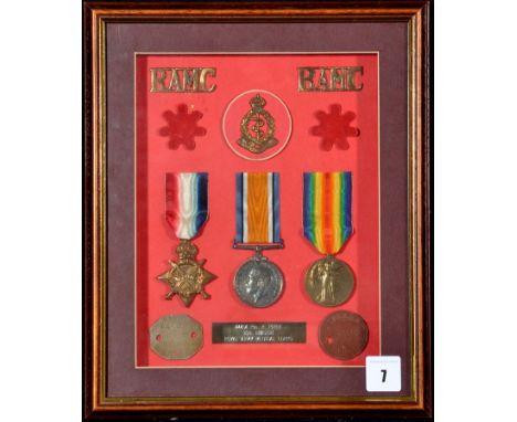 WWI General Service Medals awarded to: 44454 Private R. Piper, 35th Division, Royal Army Medical Corps, 1914-15 Star, War Med