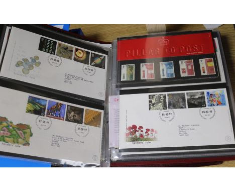 A collection of British and Zimbabwe stamps including first day covers