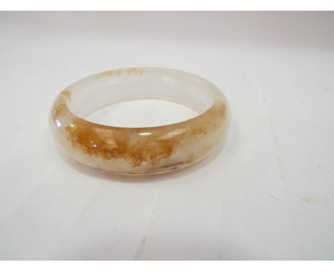 A nephrite jade bangle