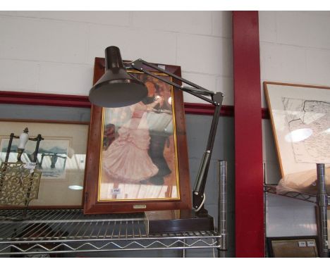 An Italian 1960's/70's Anglepoise style lamp