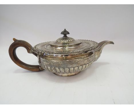 A silver teapot, Charles Stuart Harris, London 1890