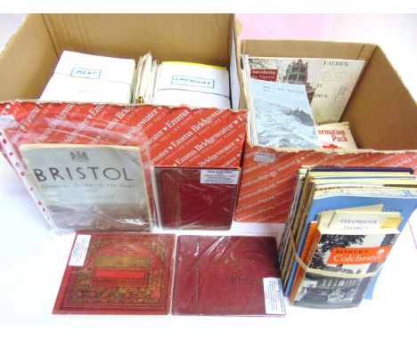 EPHEMERA - ASSORTED LOCAL HISTORY PUBLICATIONS  comprising 19th century collotype / lithograph view albums of Deal &amp; Walm