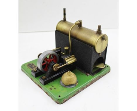 AN ESL MAJOR 1550 TWIN CYLINDER MODEL STATIONARY STEAM ENGINE, in original box 