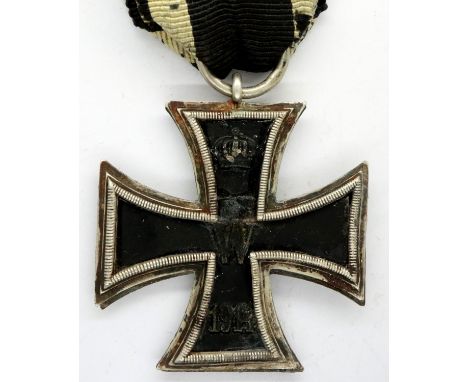 Imperial German WWI Iron Cross second class, three part construction, the jump ring marked 800 silver. P&amp;P Group 1 (£14+V