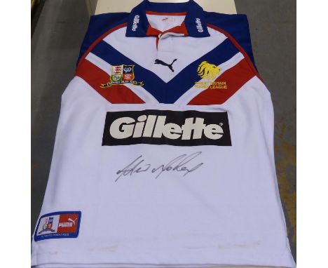 Signed GB rugby league shirt, size M. P&amp;P Group 1 (£14+VAT for the first lot and £1+VAT for subsequent lots) 