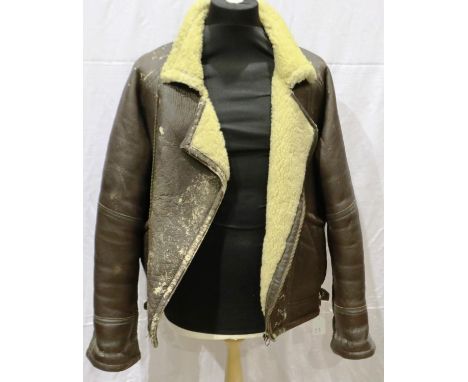 1938 dated WWII Irvin flying jacket, no moth holes generally good order with some wear to outer-leather. P&amp;P Group 2 (£18
