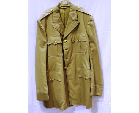 US Army tropical issue tunic approximate size L, in very good condition. P&amp;P Group 2 (£18+VAT for the first lot and £3+VA