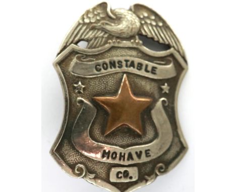 US Sheriff Department badge: Constable, Mohave County. P&amp;P Group 1 (£14+VAT for the first lot and £1+VAT for subsequent l