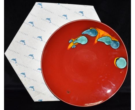 A LARGE POOLE POTTERY 'ODYSSEY' PATTERN CHARGER  39.5cm diameter Condition Report : good condition Condition reports are offe